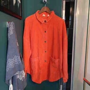 Roxy - Oversized  Corduroy Shacket- Women's- SZ XL- Colour Orange